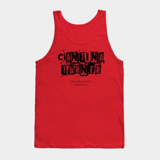 Cantina Turner - Dinner Ladies Logo (Black Text) Tank Top